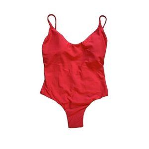 NEW JCrew $110 Ruched Back One-Piece Swimsuit Size 2 Belvedere Red H8250 PWW